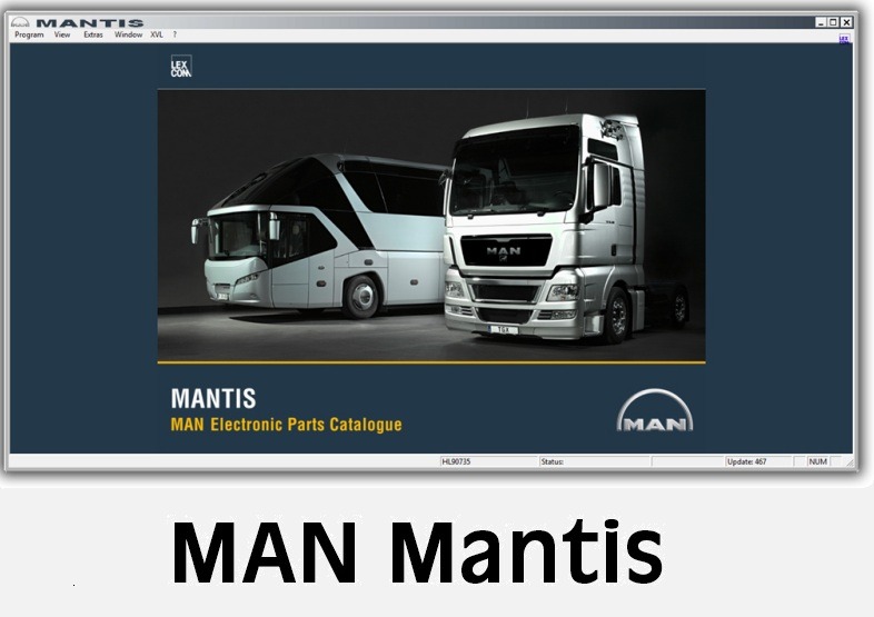 افزار خودرو نرم افزار مان MAN Mantis - نرم افزار بانک اطلاعاتی قطعات MAN Mantis v.530 EPC